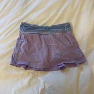 COPY - Purple Lululemon Pace Rival Skirt